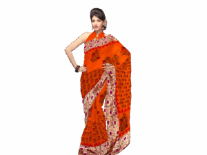 Red Women Saree