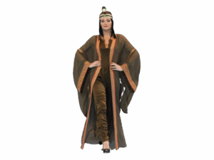 Orange Brown ladies Dress